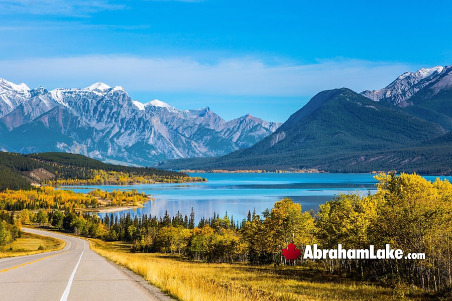 November at Abraham Lake